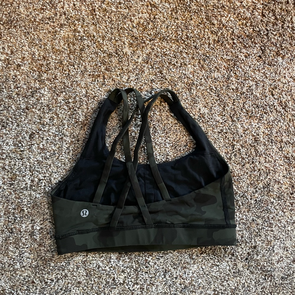 •SOLD• Lululemon Camo Sports Bra - Picture 2 of 2